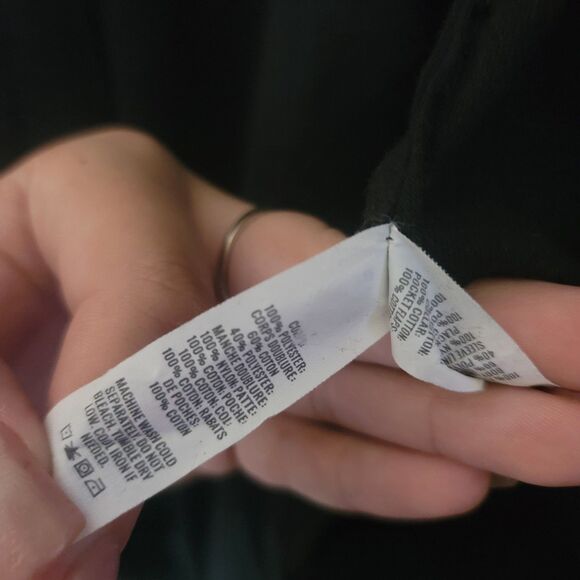 Aerie Offline Black Sherpa Corduroy Button Front Shacket Jacket Size XS - Picture 3 of 7